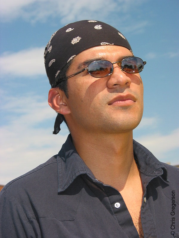 Photo of Carlos in Sunglasses and a Bandanna(2823)