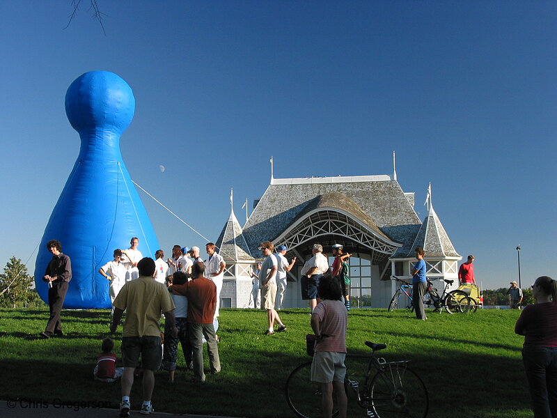 Photo of Giant Game Piece at Lake Harriet(2857)