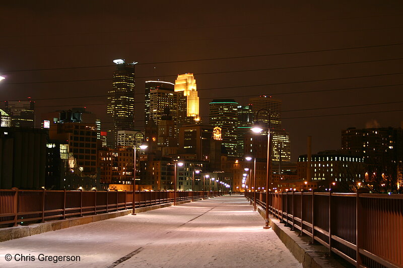 Photo of Minneapolis Skyline at Night(2916)