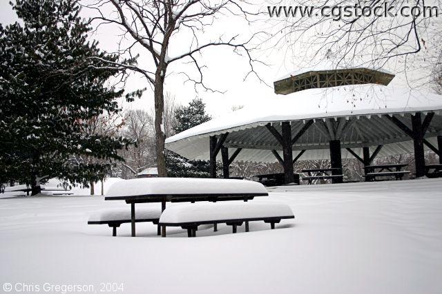 Photo of Picnic Pavilion in Winter(3076)