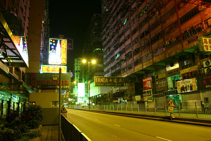 Photo of Nathan Lane, Kowloon, Hong Kong at Night(3221)