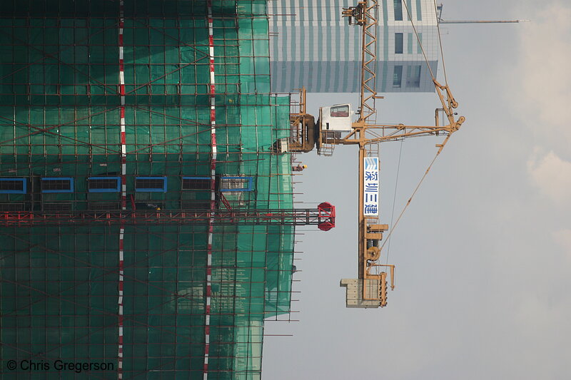 Photo of Close-up of High-Rise Under Construction(3292)