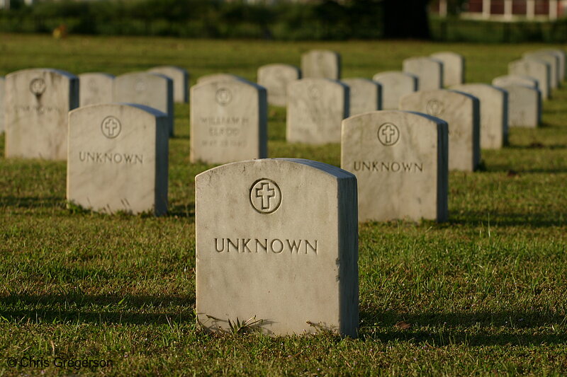 Photo of Tombstones of Unknown Soldiers, the Philippines(4195)