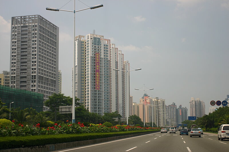Photo of Binhe Avenue in Shenzhen, China(4228)
