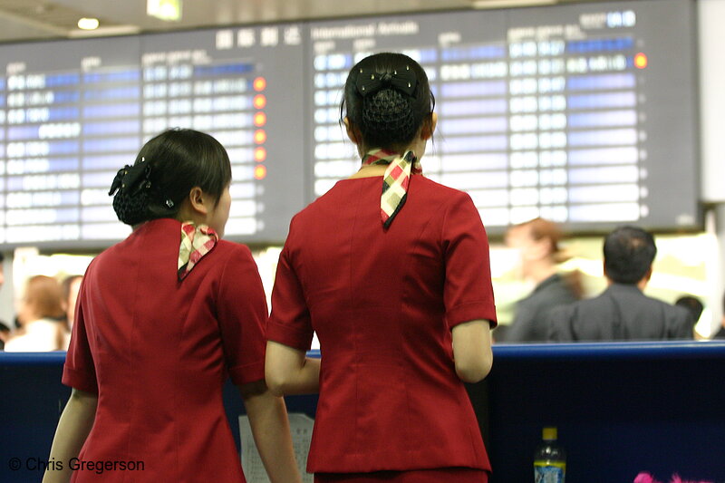 Photo of Beijing Airport Flight Board, Tourism Staff(4266)