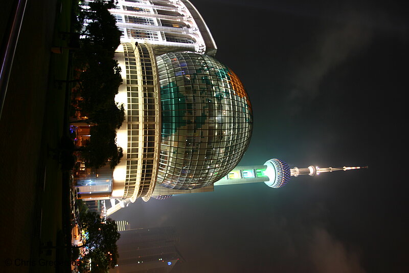 Photo of Oriental Pearl TV Tower at Night(4531)