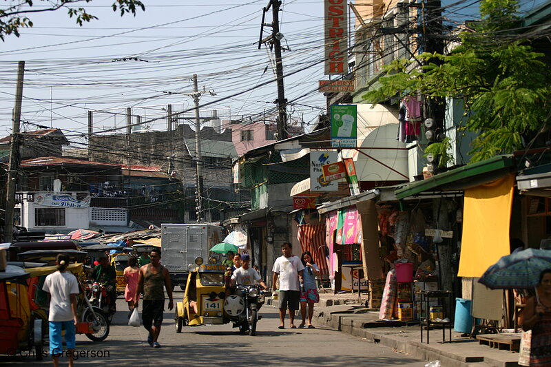 Photo of Street in the Tatalon Neighborhood, Quezon City, Manila(4587)