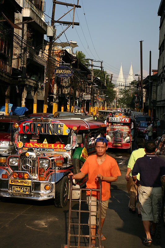 Photo of Jeepneys in Quiapo, Manila(4604)