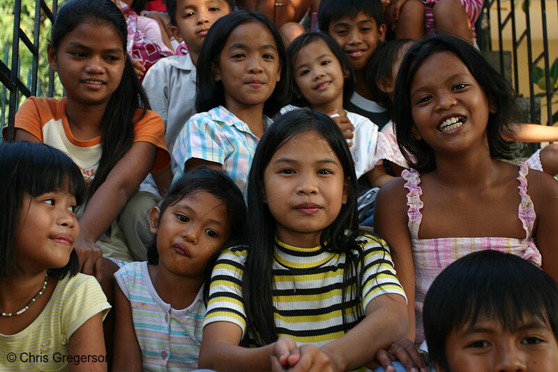 Photo of Young Kids at a Party, the Philippines(4633)