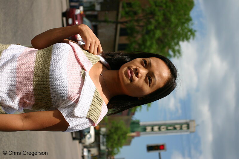 Photo of Asian Woman in Uptown, Minneapolis(4656)