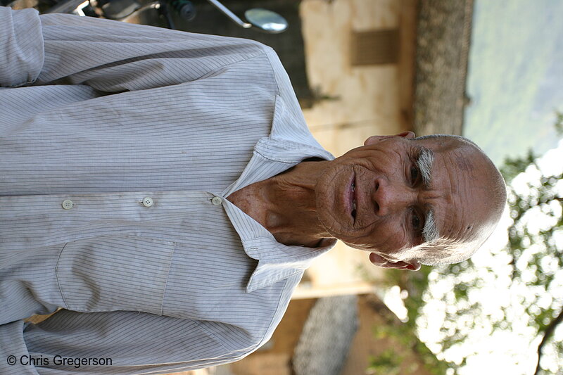 Photo of Elderly Chinese Man in Rural Gaotian, China(5072)