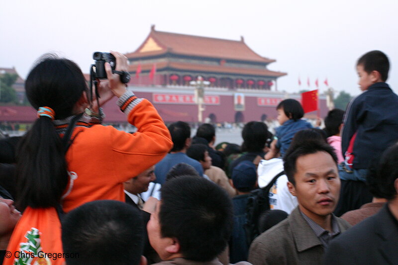 Photo of National Day in Tiananmen Square, 2004(5186)