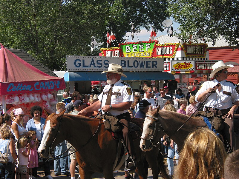 Photo of Sheriff Riding Horseback, State Fair  Parade(5325)