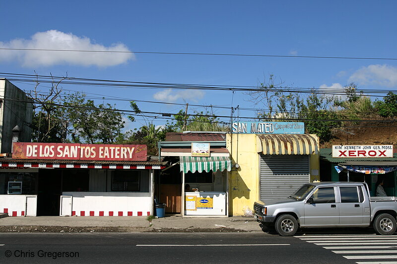 Photo of Shops and Stores Along the Streets of Tagaytay in an Idle Hour(5534)