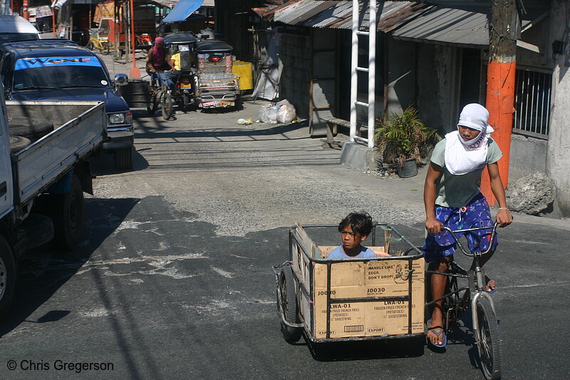 Photo of A Tricycle for Loading Things in the Streets of Imus, Cavite(5535)