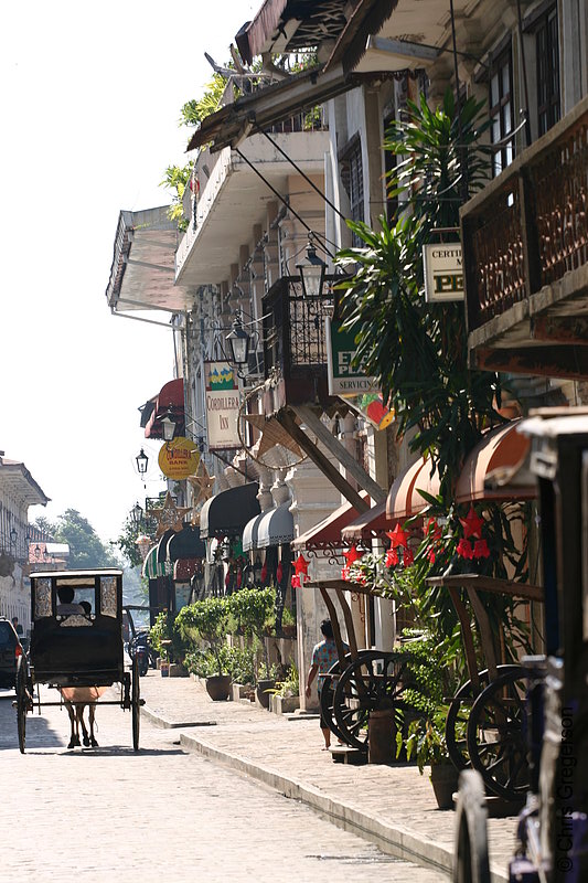 Photo of Narrow Street in the Mestizo District in Vigan, Ilocos Sur(5688)