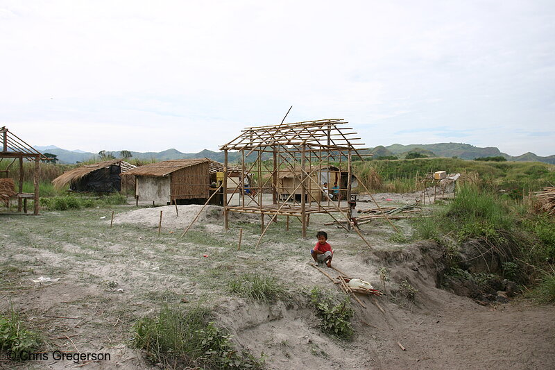 Photo of Bahay Kubo in Aeta Village Under Construction(5995)