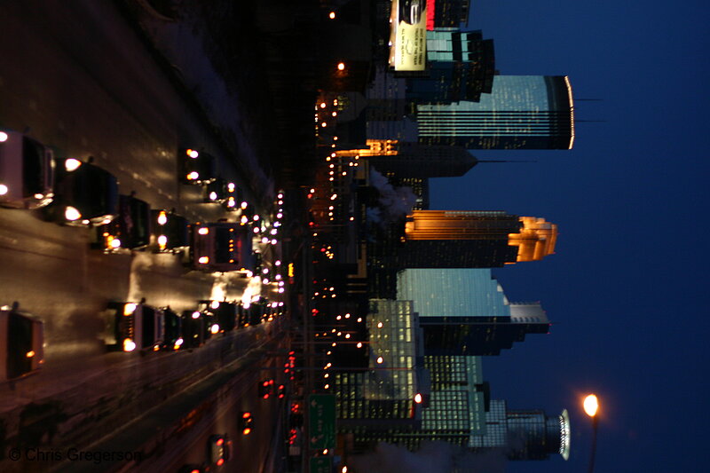 Photo of Downtown Minneapolis Skyline at Dusk(6192)