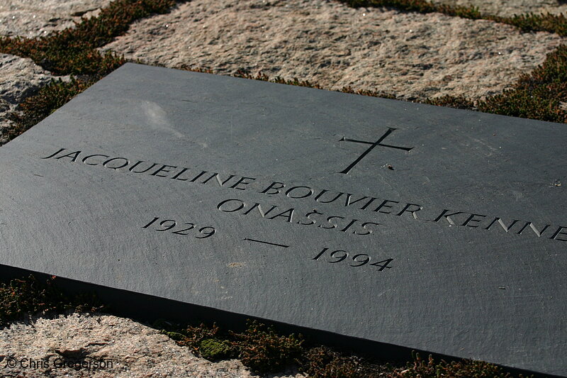 Photo of Grave Marker of Jacqueline Bouvier Kennedy(6452)