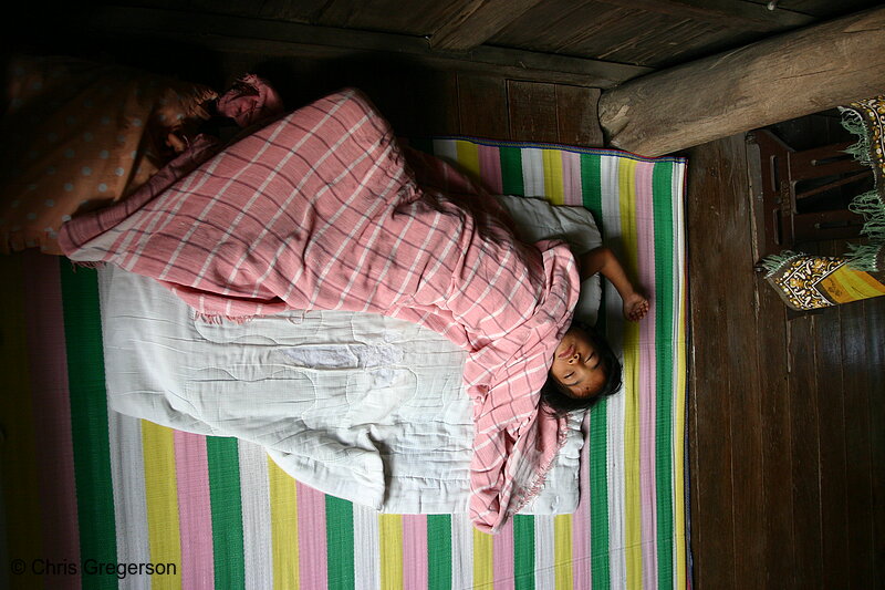 Photo of Young Girl Asleep, Ilocos Norte(6714)