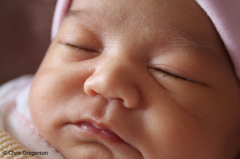 Photo of Close-up of Newborn Baby(6766)