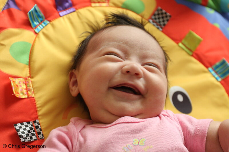 Photo of Newborn Baby Laughing(6782)