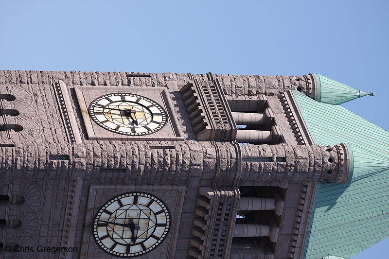 Photo of Minneapolis City Hall Clock Tower(6804)