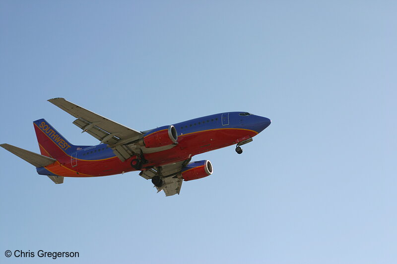 Photo of Southwest Airlines Jet Landing in LA(6947)