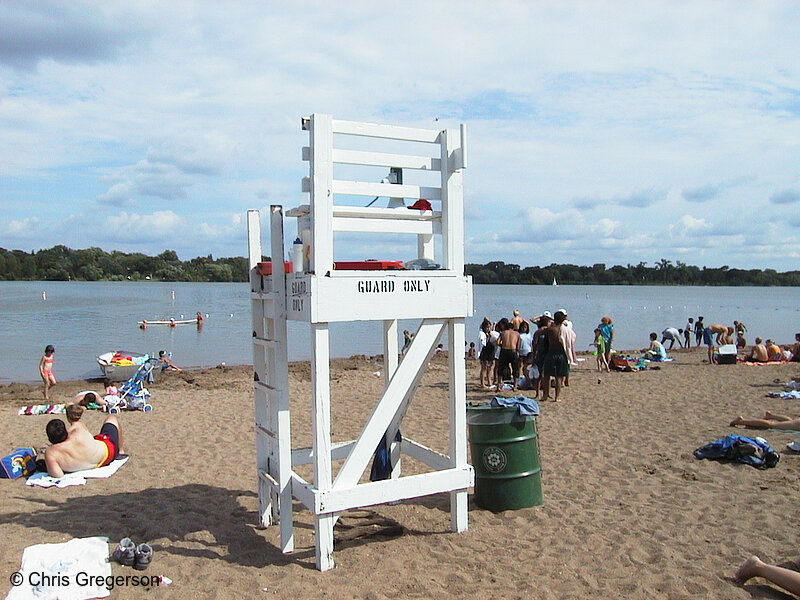 Photo of Lifeguard Chair, Lake Nokomis Main Beach(715)