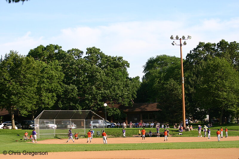 Photo of Little League Baseball Game, Linden Hills Park(7191)