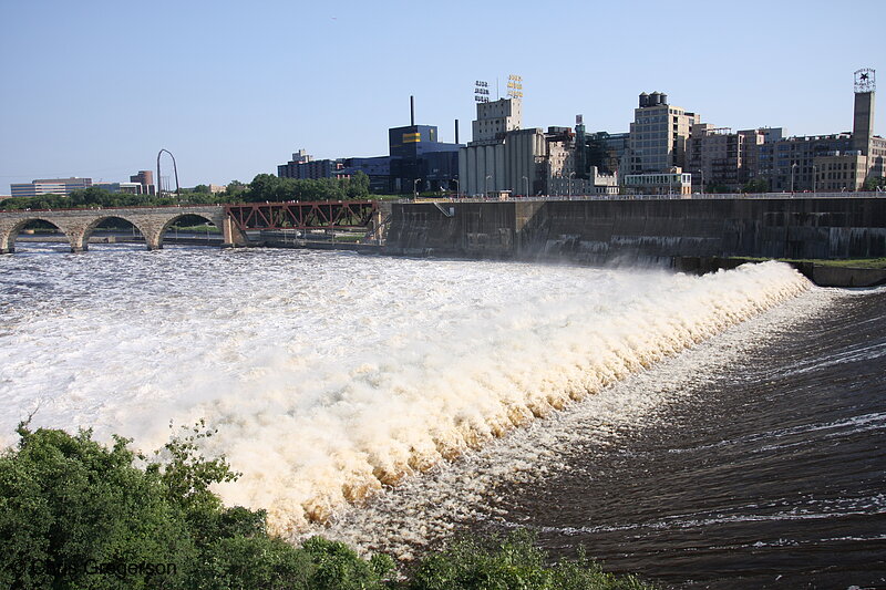 Photo of Saint Anthony Falls, the Mississippi River(7228)