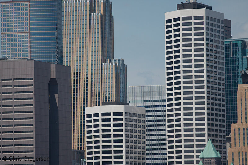 Photo of Downtown Minneapolis Skyline (High Dynamic Range Effect)(7618)
