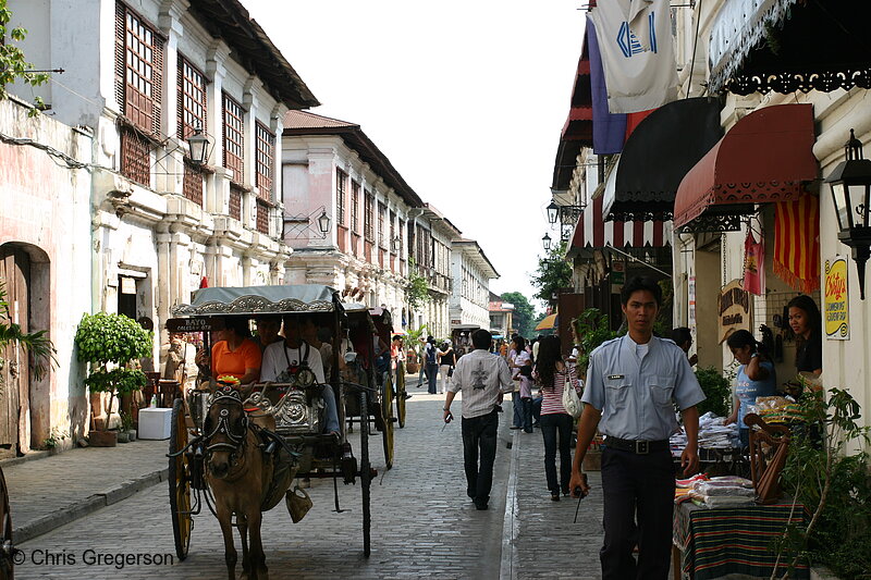 Photo of Crisologo Street in Vigan Heritage Village, Philippines(8062)
