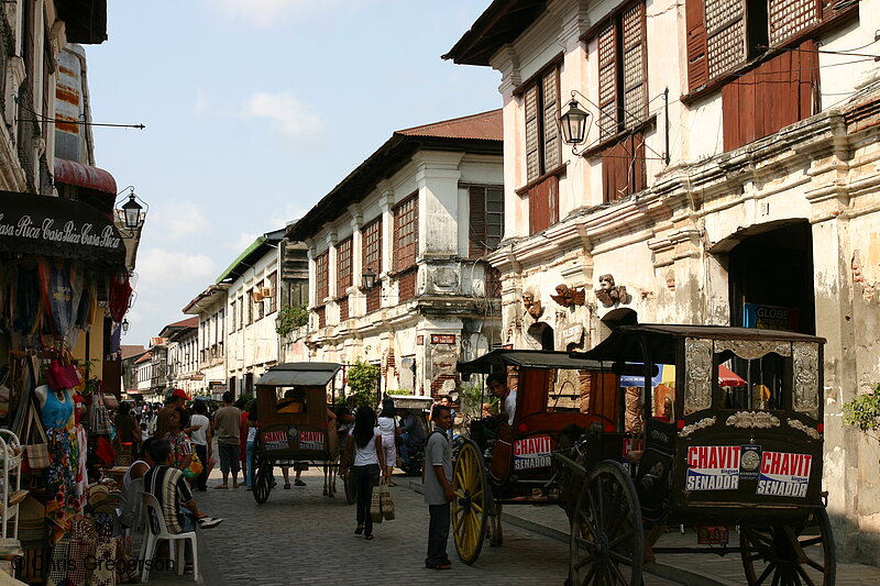 Photo of Crisologo Street in Vigan Heritage Village, Philippines(8064)