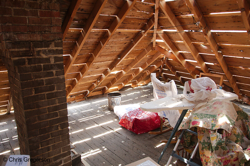 Photo of Attic During Re-Roofing(8083)